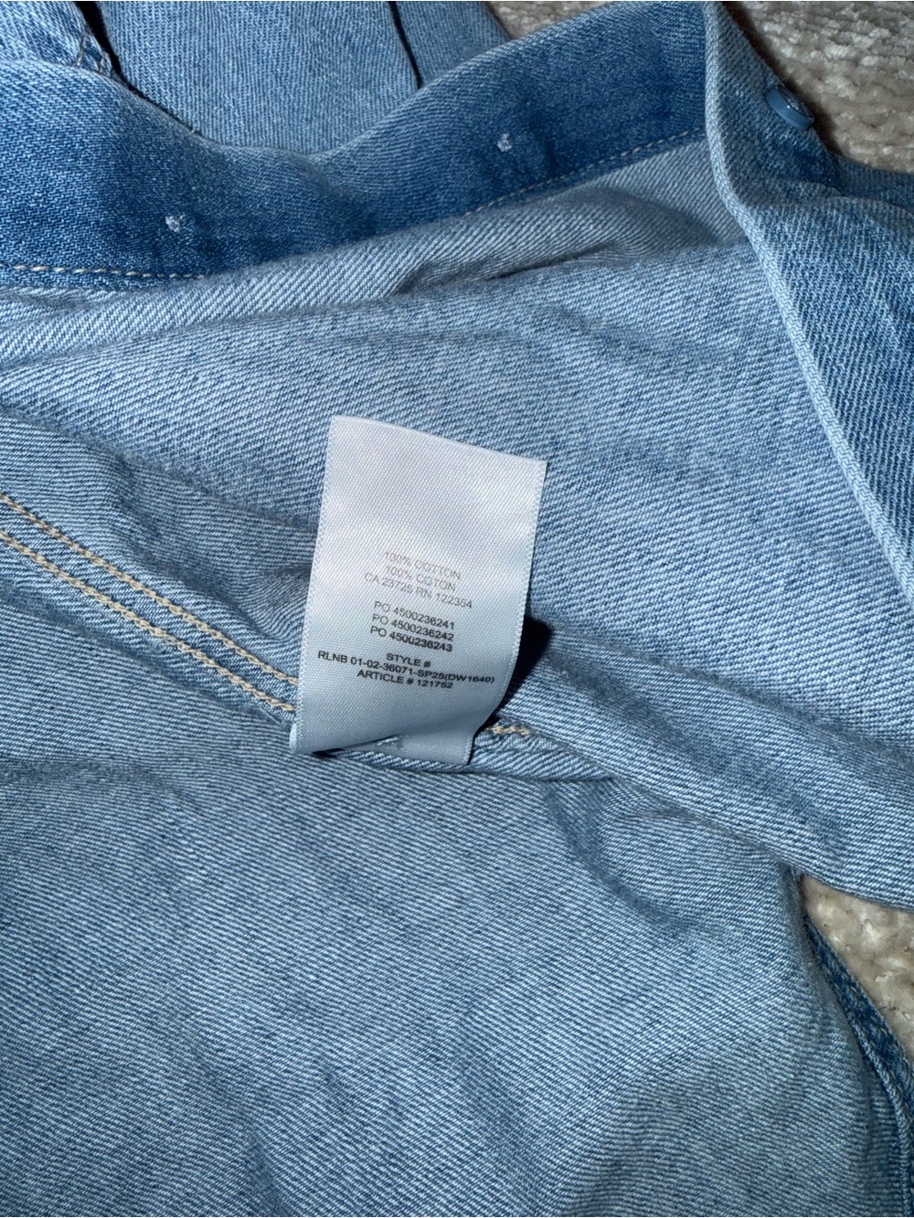 Aritzia Babaton Utility Denim Shirt - Picture 6 of 7